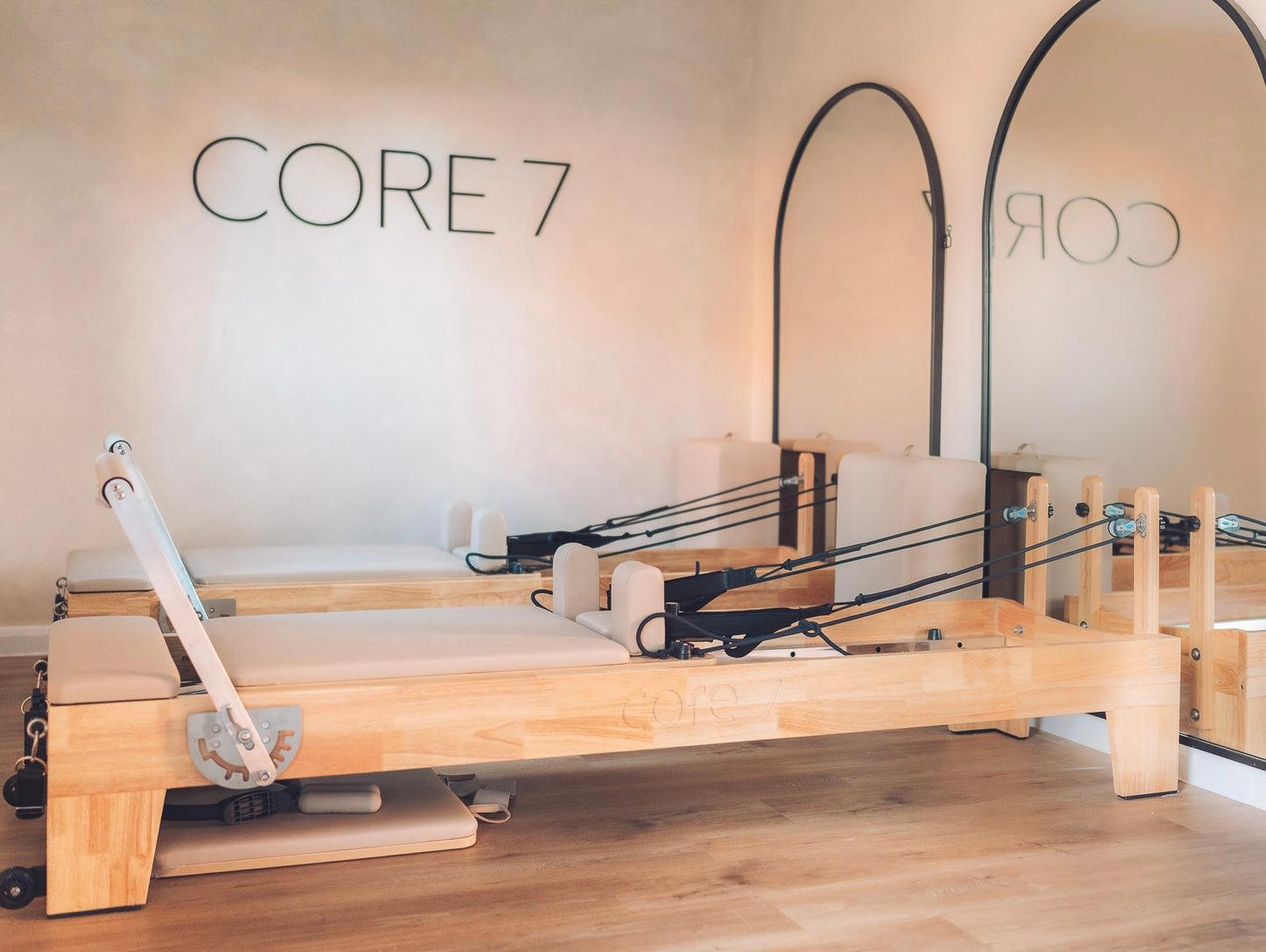 Core 7 Studio Oak Reformer Machine
